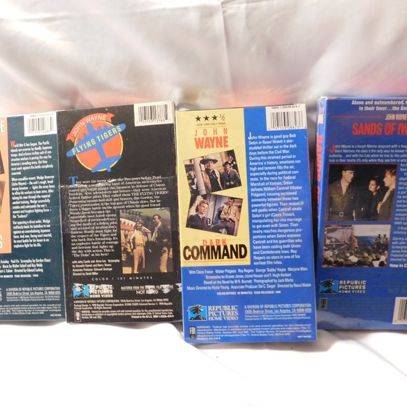John Wayne VHS Tapes NEW Four Tapes in Bundle - Picture 6 of 6